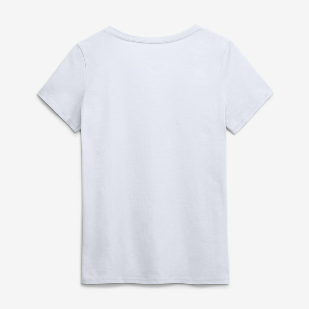 Los Angeles Chargers Logo Athletic Women's Primary Logo V-Neck T-Shirt White - NFL