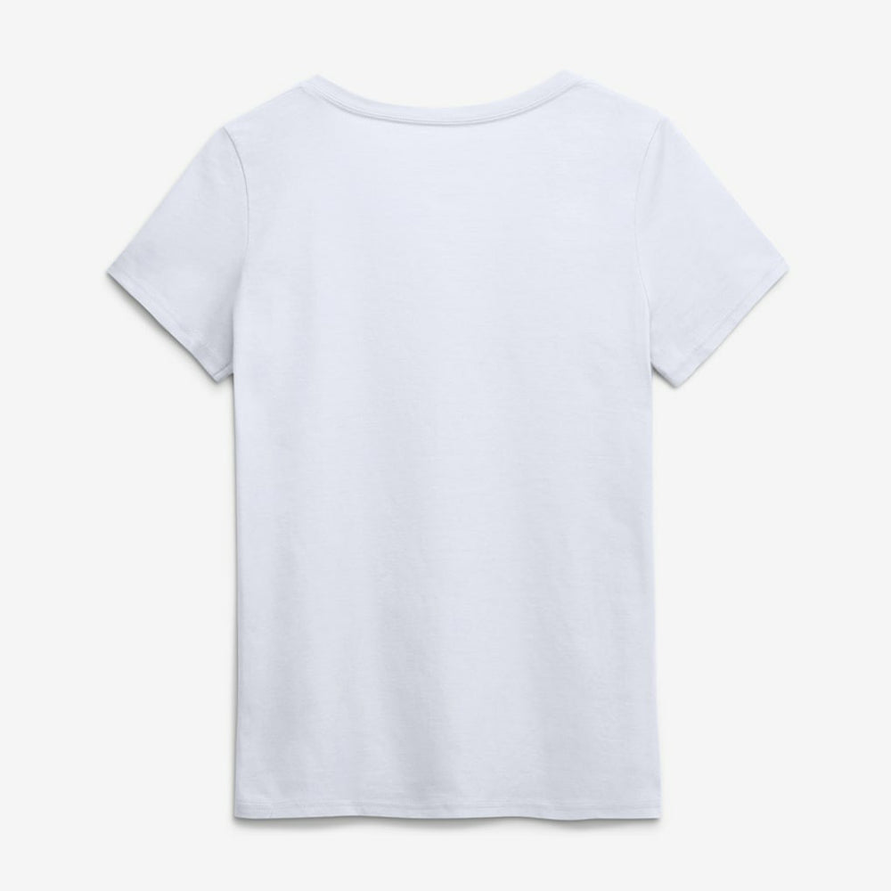 Chicago Bears Logo Athletic Women's Primary Logo V-Neck T-Shirt White - NFL