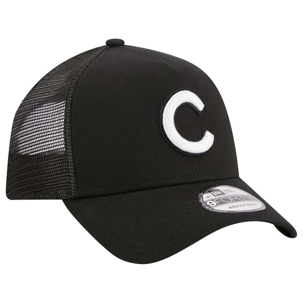 Chicago Cubs New Era A-Frame 9FORTY Trucker Adjustable Hat discount
