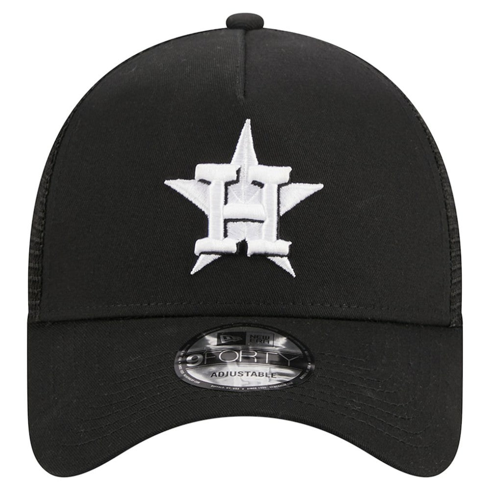 Houston Astros New Era A-Frame 9FORTY Trucker Adjustable Hat Near Me