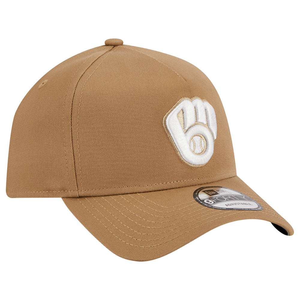Milwaukee Brewers New Era A-Frame 9FORTY Adjustable Hat On Sale