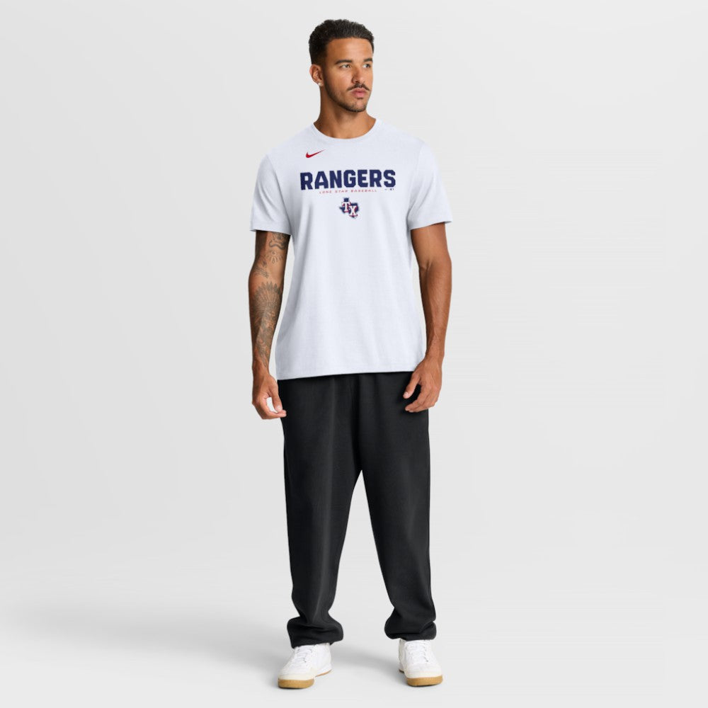 Texas Rangers Nike Bold Team Name T-Shirt Lifestyle