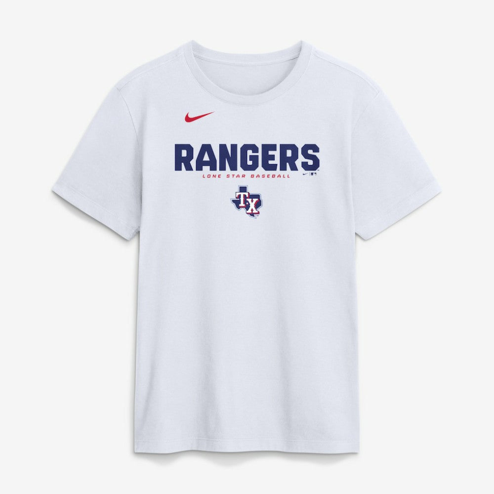 Texas Rangers Nike Bold Team Name T-Shirt Lifestyle
