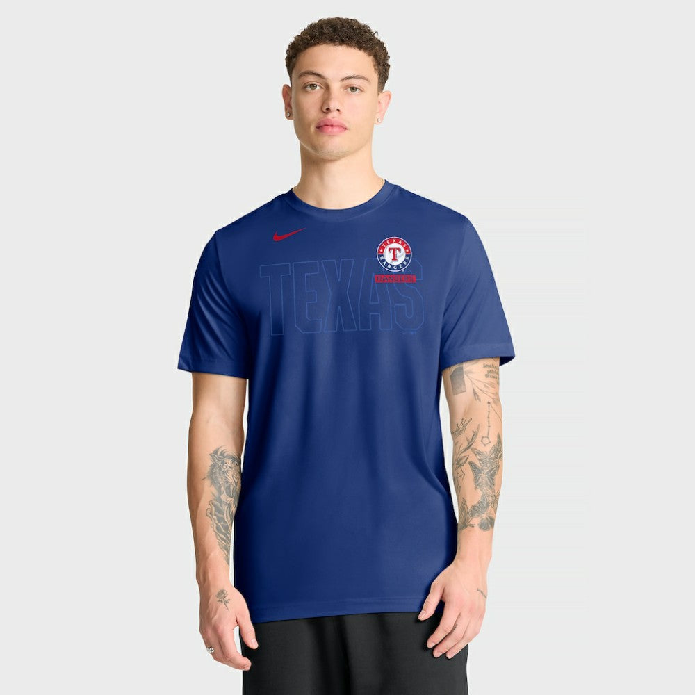 Texas Rangers Nike Knockout Team Legend Dri-FIT T-Shirt discount