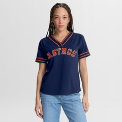 Houston Astros Fanatics Women's Diva Race Ahead Raglan V-Neck T-Shirt discount