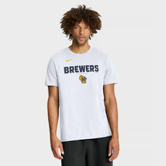 Milwaukee Brewers Nike Bold Team Name T-Shirt Sale