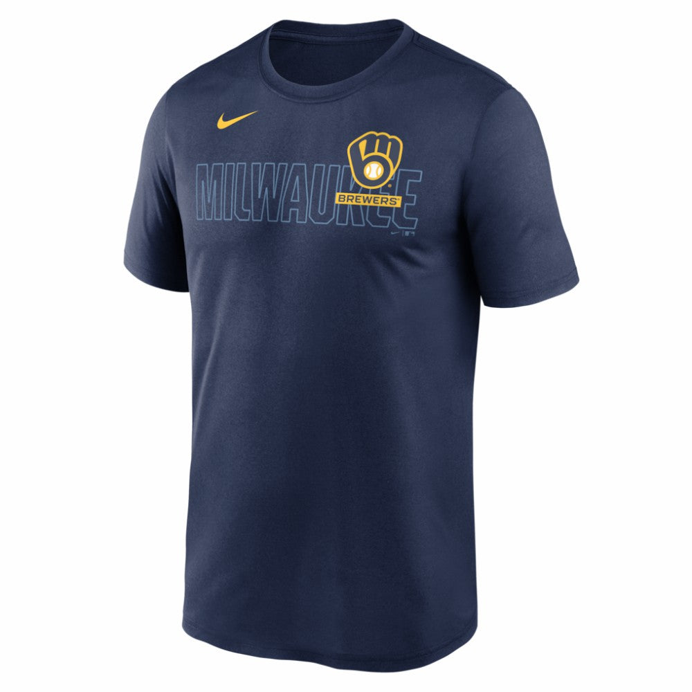 Milwaukee Brewers Nike Knockout Team Legend Dri-FIT T-Shirt On Sale