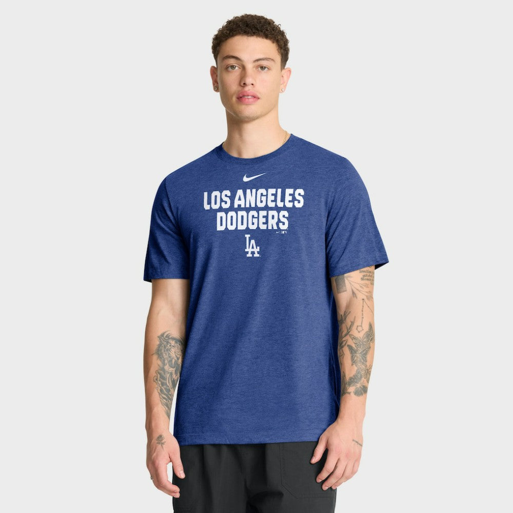 Los Angeles Dodgers Nike Stacked Tri-Blend T-Shirt Sale
