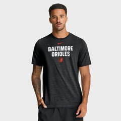 Baltimore Orioles Nike Stacked Tri-Blend T-Shirt Near Me