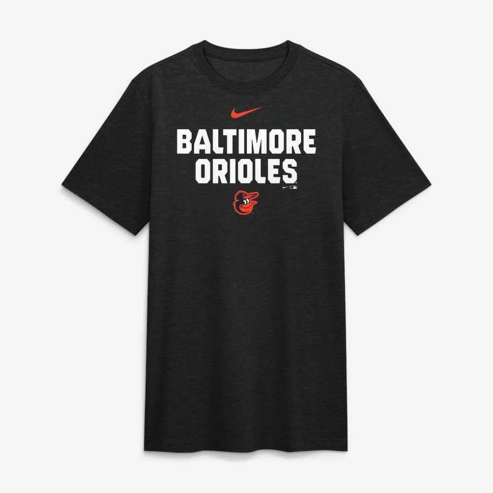 Baltimore Orioles Nike Stacked Tri-Blend T-Shirt Near Me