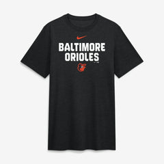 Baltimore Orioles Nike Stacked Tri-Blend T-Shirt Near Me