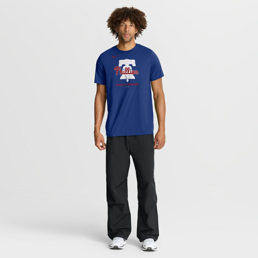 Philadelphia Phillies Nike Tri-Blend Logo T-Shirt Clearance