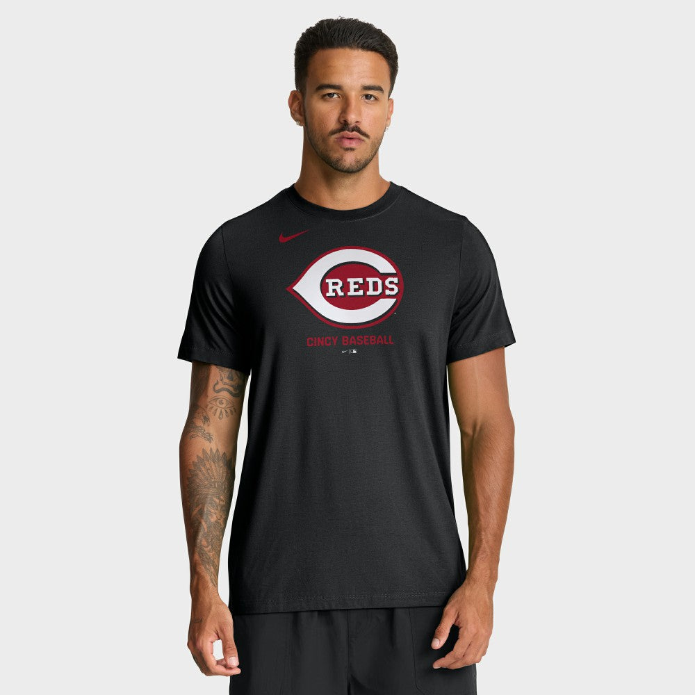 Cincinnati Reds Nike Tri-Blend Logo T-Shirt Clearance