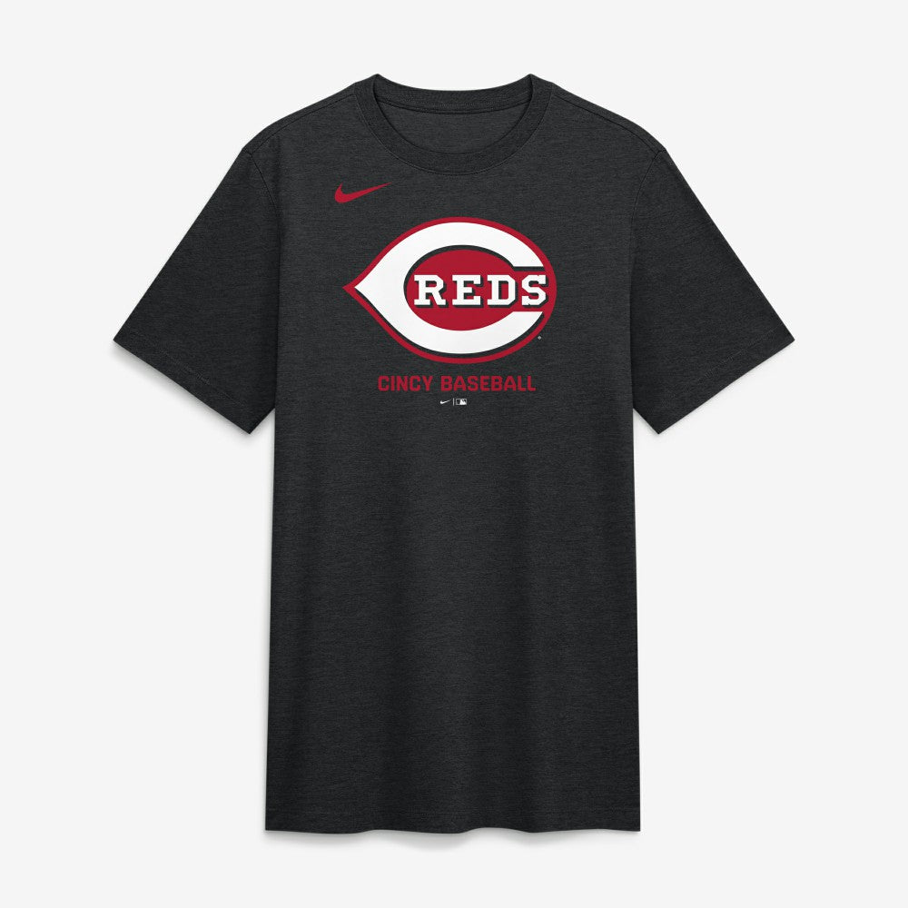 Cincinnati Reds Nike Tri-Blend Logo T-Shirt Clearance