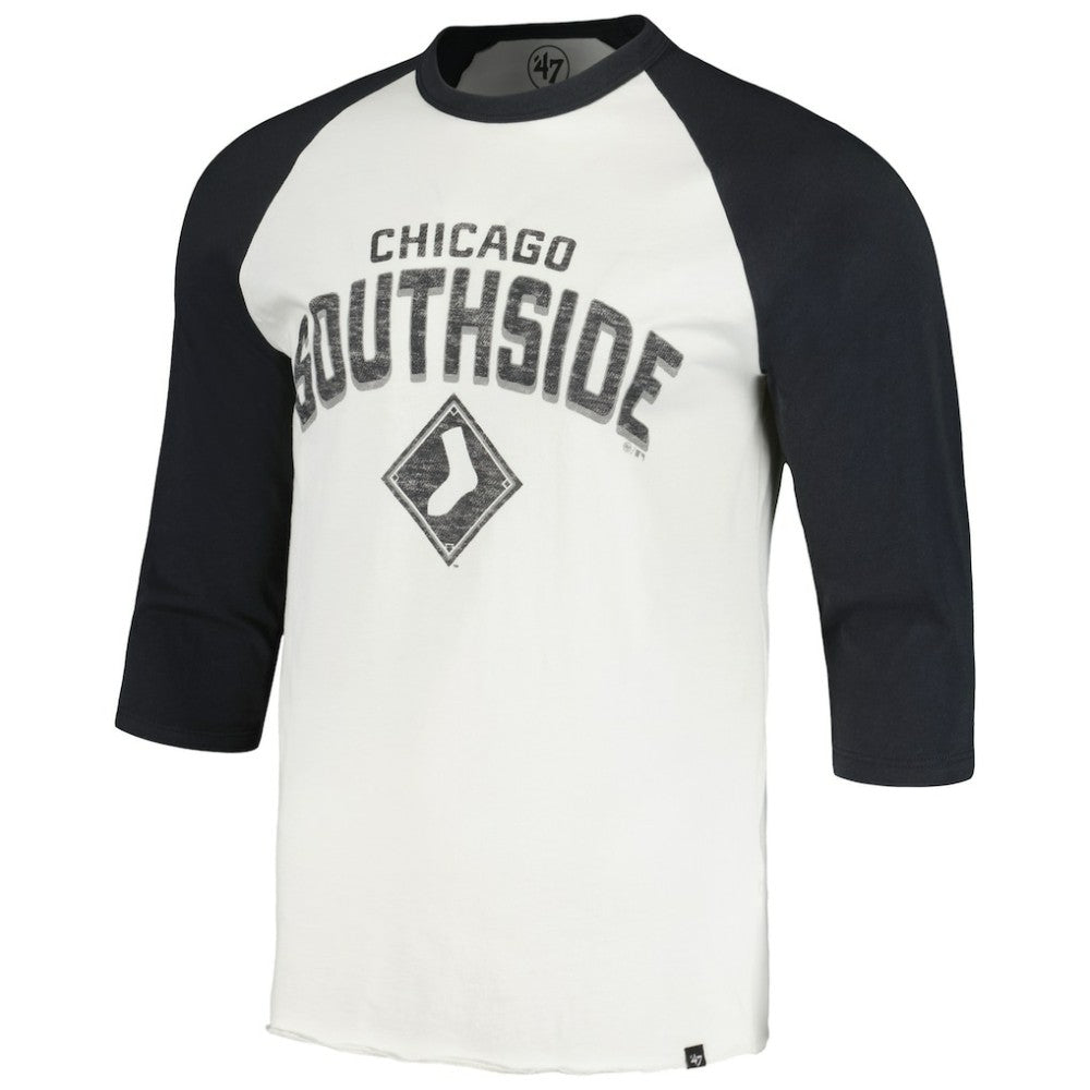 Chicago White Sox '47 City Connect Crescent Franklin Raglan 3/4-Sleeve T-Shirt for sale