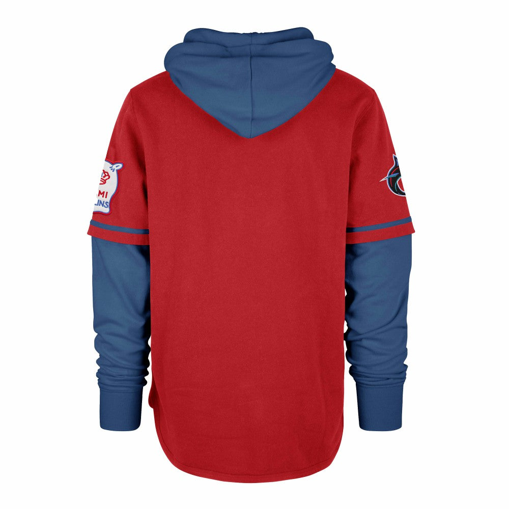 Miami Marlins '47 City Connect Trifecta Shortstop Pullover Hoodie for sale