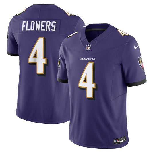 Zay Flowers Baltimore Ravens Vapor F.U.S.E. Limited Jersey - Purple | NFL Jerseys