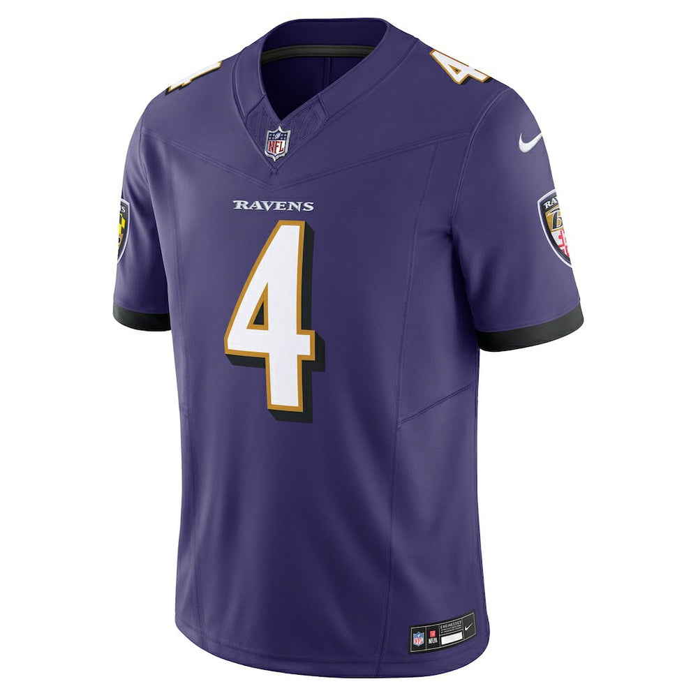 Zay Flowers Baltimore Ravens Vapor F.U.S.E. Limited Jersey Purple - Nike
