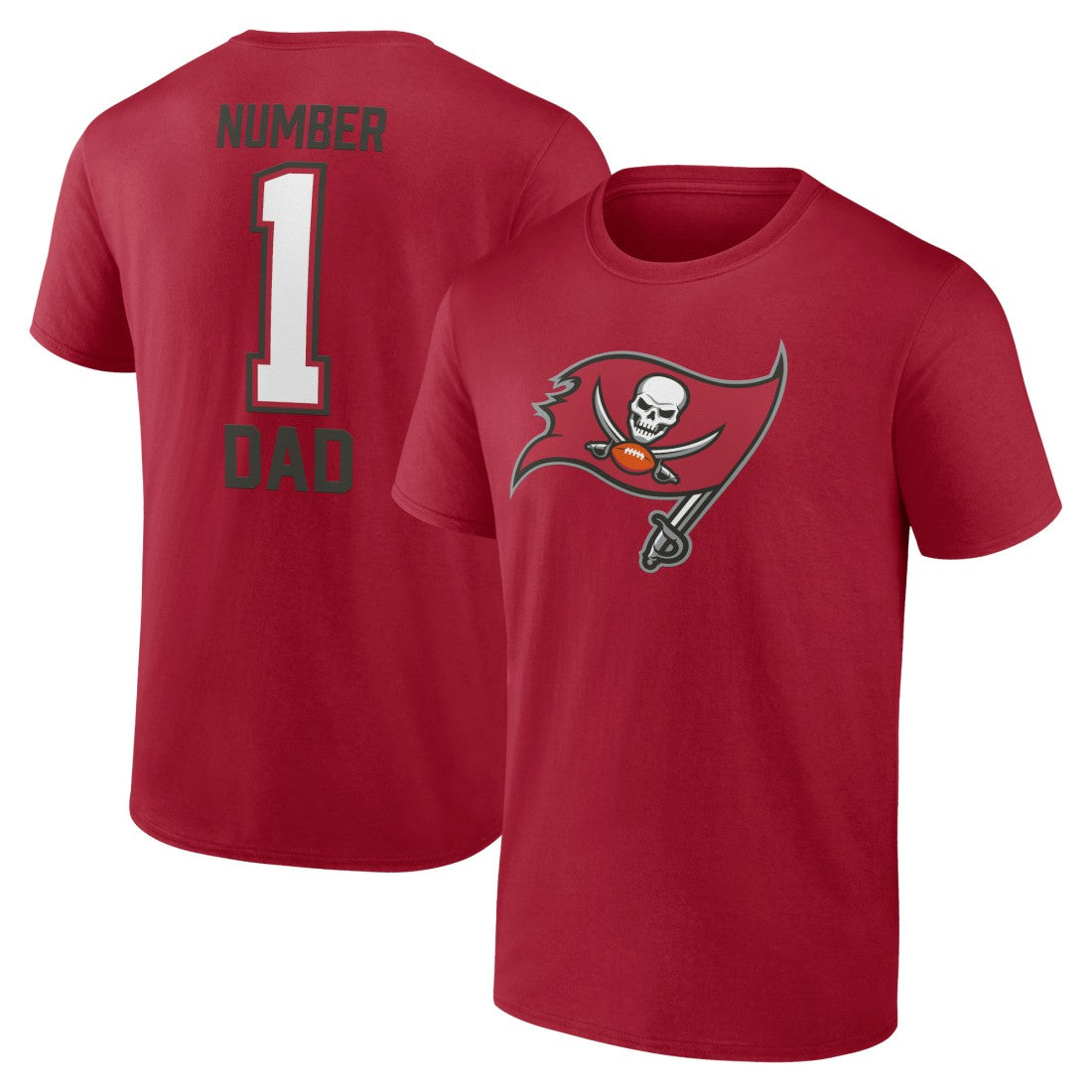 Tampa Bay Buccaneers Father's Day T-Shirt Red - Fanatics