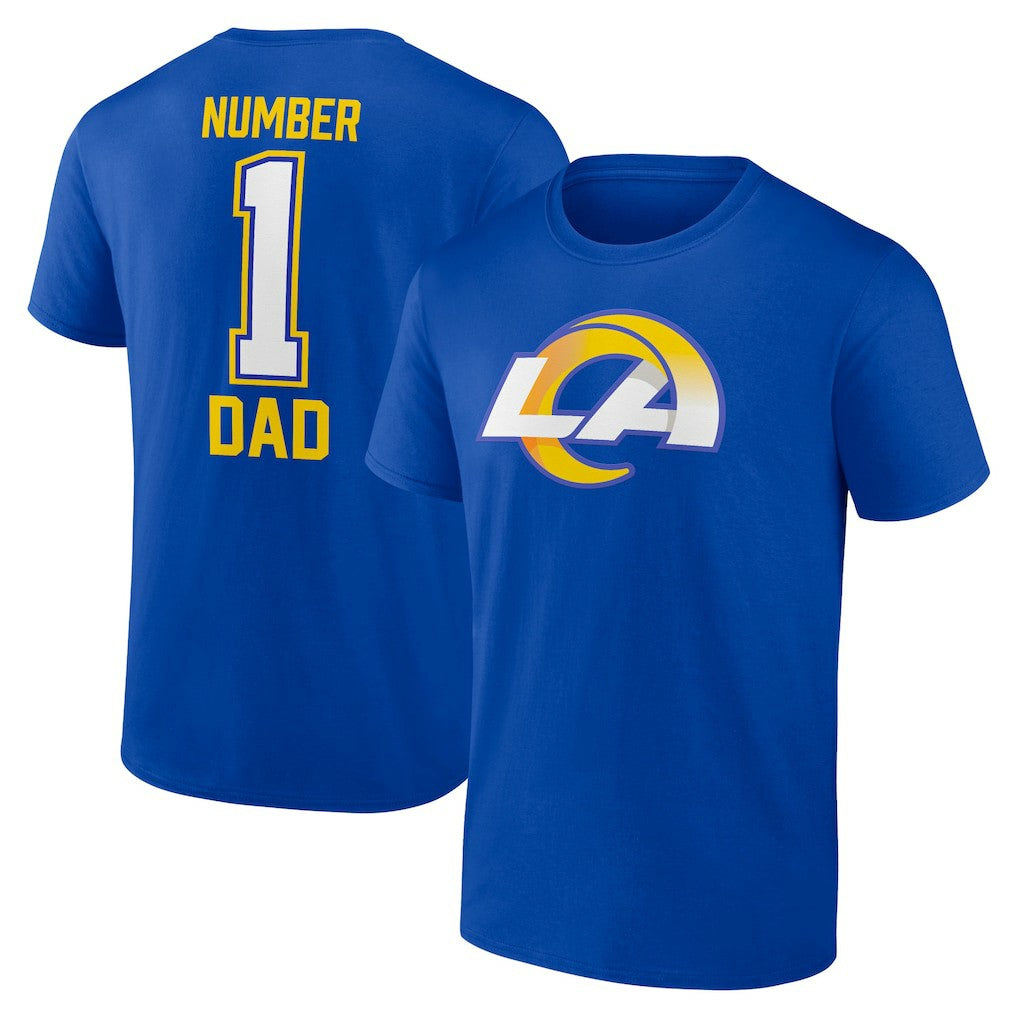 Los Angeles Rams Father's Day T-Shirt Royal - Fanatics