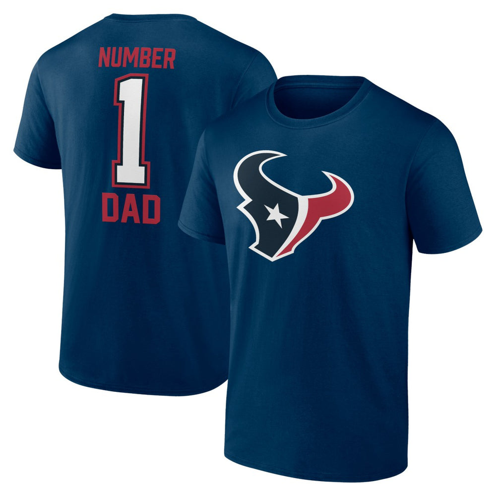 Houston Texans Father's Day T-Shirt Navy - Fanatics