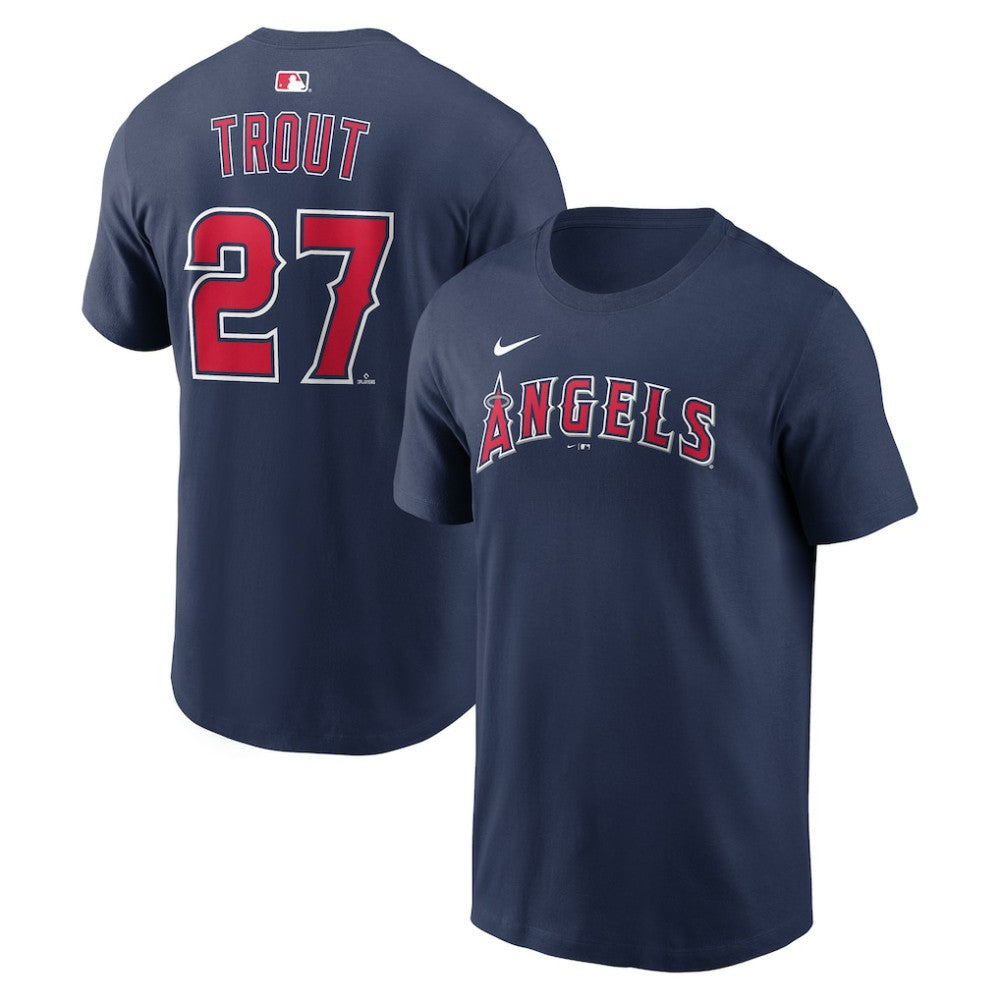 Mike Trout Los Angeles Angels Nike Name & Number T-Shirt Near Me