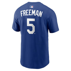 Freddie Freeman Los Angeles Dodgers Nike Home Name & Number T-Shirt Lifestyle