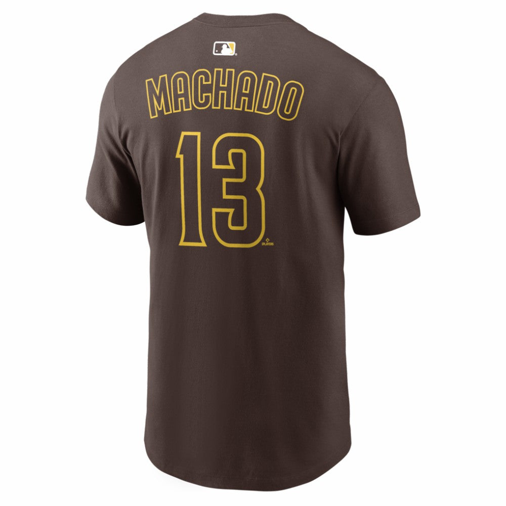 Manny Machado San Diego Padres Nike  Name & Number T-Shirt Clearance