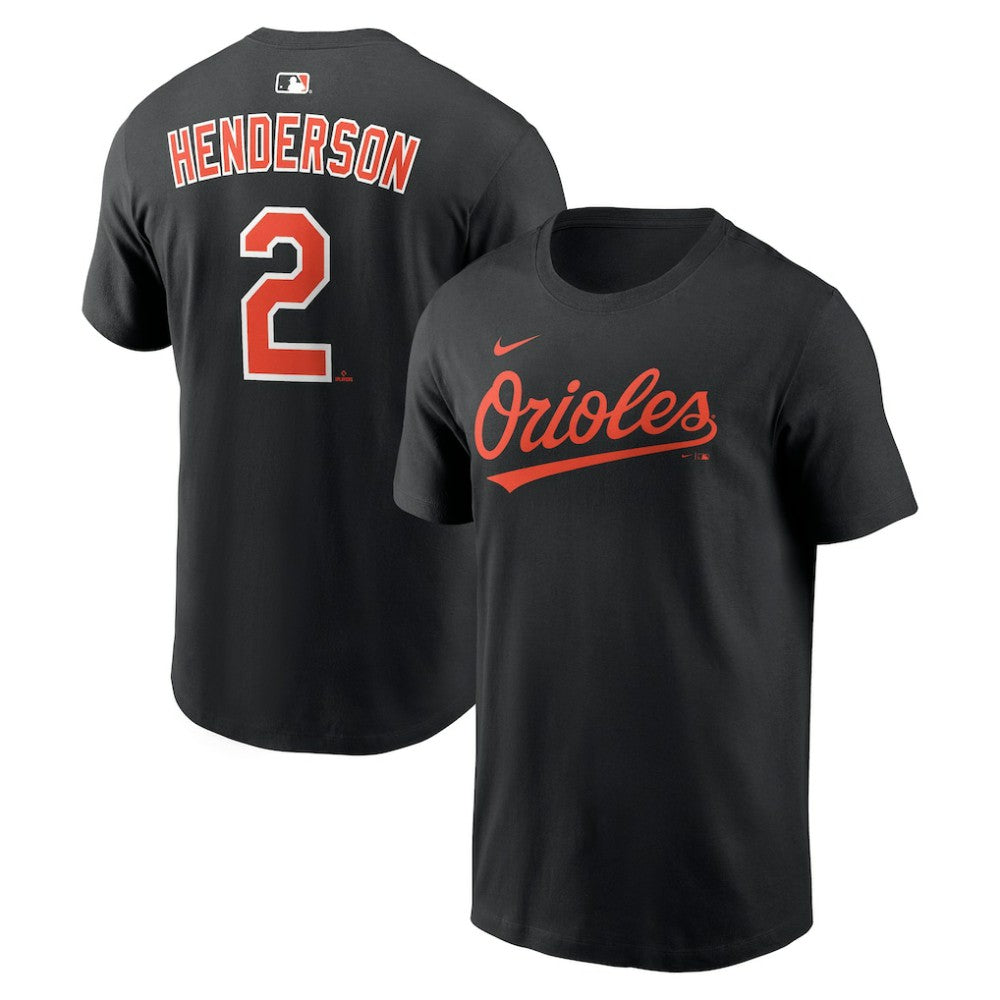 Gunnar Henderson Baltimore Orioles Nike Name & Number T-Shirt On Sale