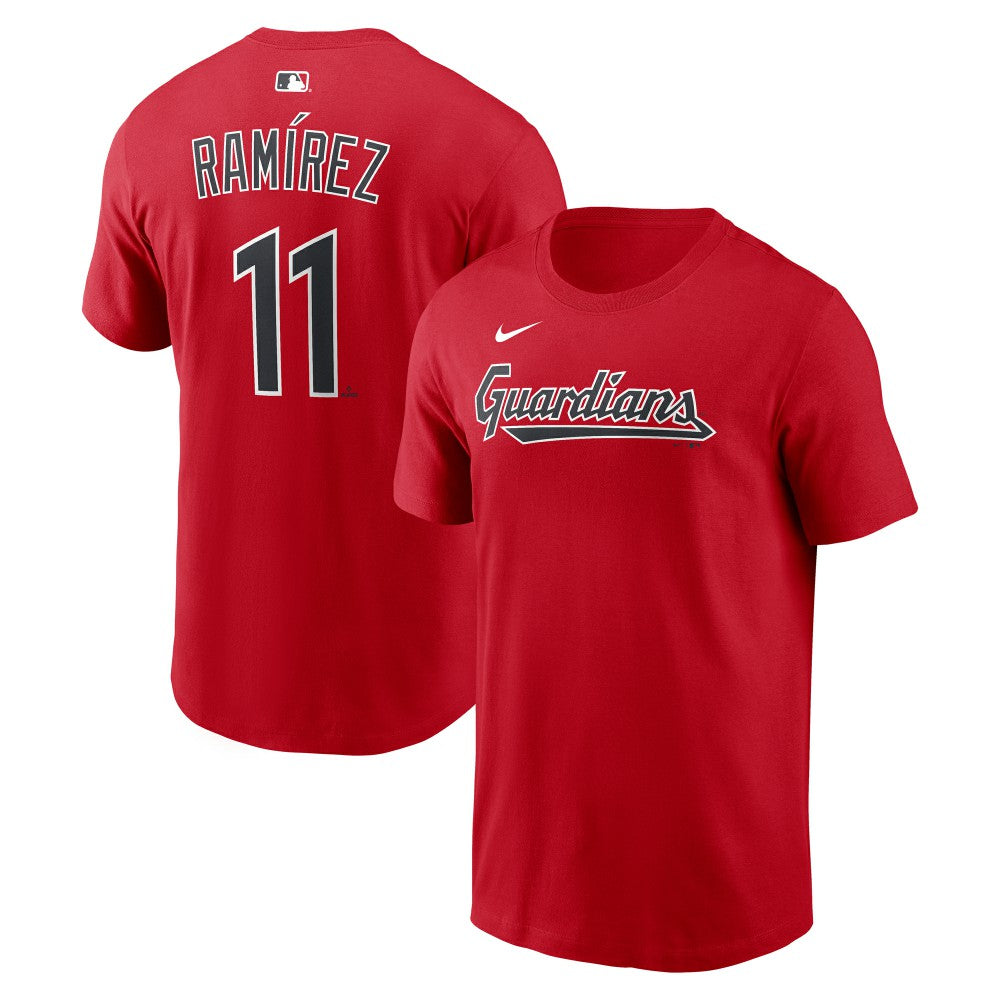 José Ramírez Cleveland Guardians Nike Name & Number T-Shirt Clearance