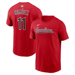 José Ramírez Cleveland Guardians Nike Name & Number T-Shirt Clearance