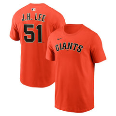 Jung Hoo Lee San Francisco Giants Nike Name & Number T-Shirt Sale