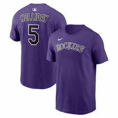 Matt Holliday Colorado Rockies Nike Cooperstown Collection Name & Number T-Shirt On Sale