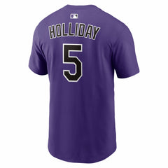 Matt Holliday Colorado Rockies Nike Cooperstown Collection Name & Number T-Shirt On Sale