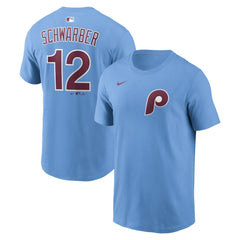 Kyle Schwarber Philadelphia Phillies Nike Name & Number T-Shirt Clearance