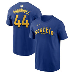Julio Rodríguez Seattle Mariners Nike City Connect Name & Number T-Shirt Lifestyle