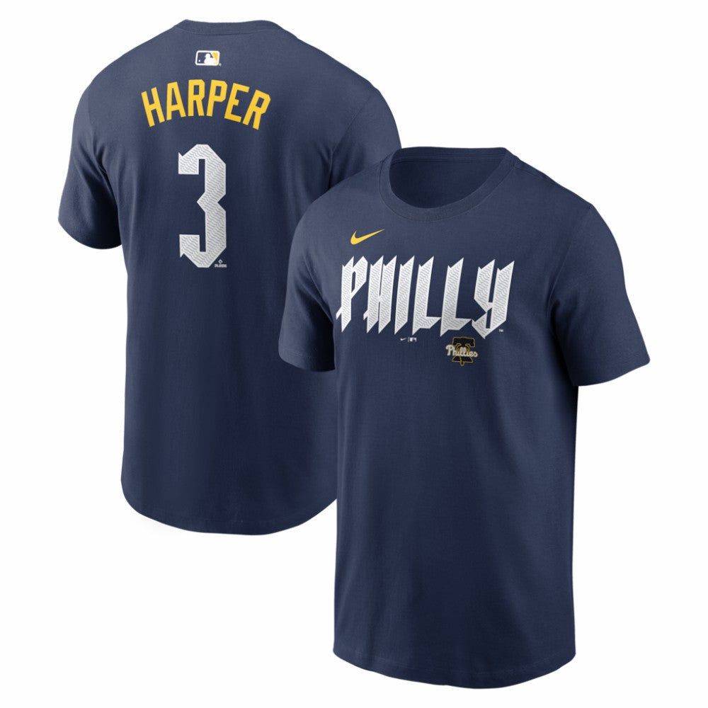 Bryce Harper Philadelphia Phillies Nike City Connect Name & Number T-Shirt Lifestyle