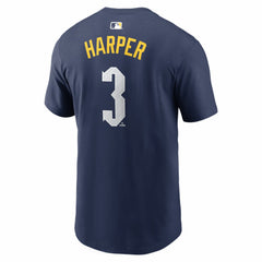 Bryce Harper Philadelphia Phillies Nike City Connect Name & Number T-Shirt Lifestyle
