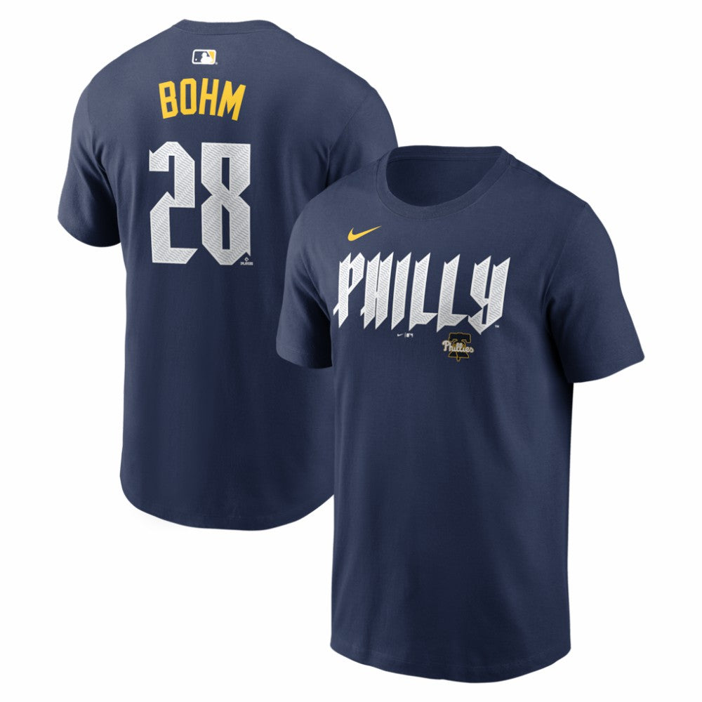 Alec Bohm Philadelphia Phillies Nike City Connect Name & Number T-Shirt Lifestyle