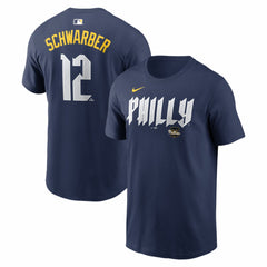 Kyle Schwarber Philadelphia Phillies Nike City Connect Name & Number T-Shirt Online