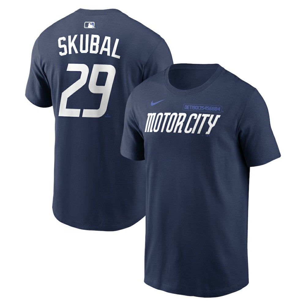 Tarik Skubal Detroit Tigers Nike City Connect Name & Number T-Shirt On Sale