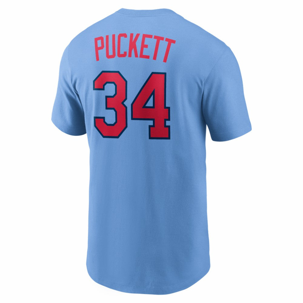 Kirby Puckett Minnesota Twins Nike Cooperstown Collection Name & Number T-Shirt On Sale