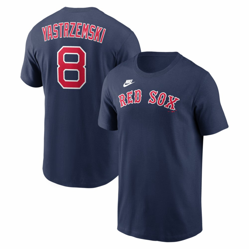 Carl Yastrzemski Boston Red Sox Nike Cooperstown Collection Name & Number T-Shirt Sale