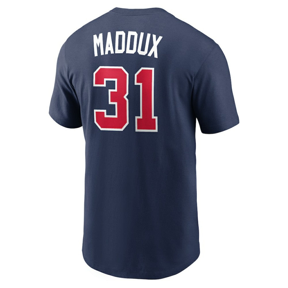 Greg Maddux Atlanta Braves Nike Cooperstown Collection Name & Number T-Shirt Clearance