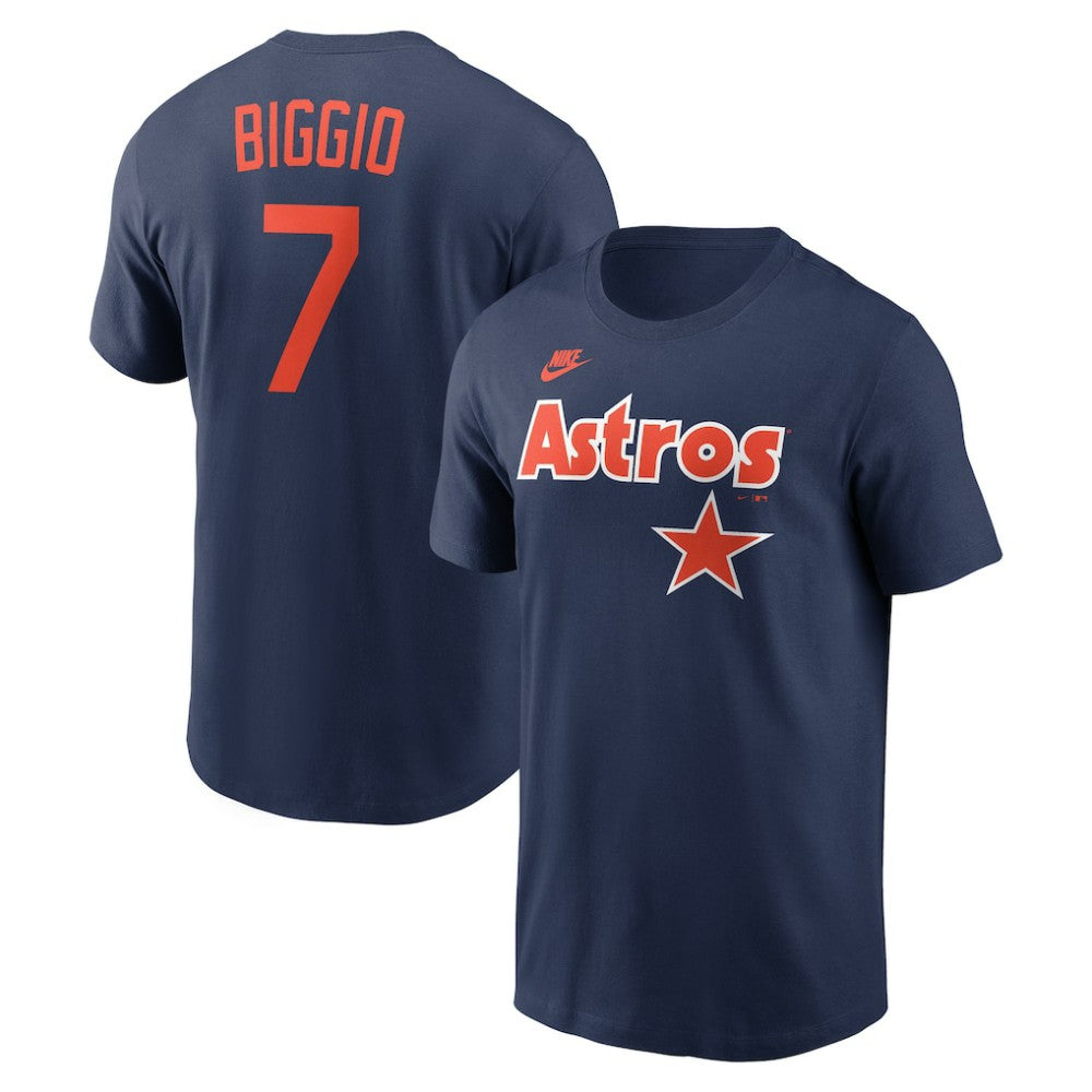 Craig Biggio Houston Astros Nike Cooperstown Collection Name & Number T-Shirt Online