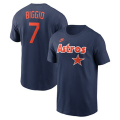 Craig Biggio Houston Astros Nike Cooperstown Collection Name & Number T-Shirt Online