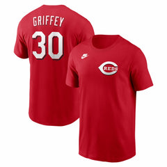 Ken Griffey Jr. Cincinnati Reds Nike Cooperstown Collection Name & Number T-Shirt discount