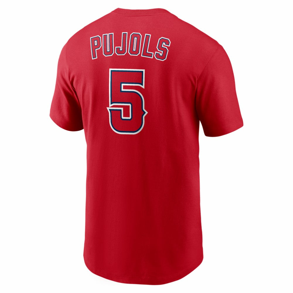 Albert Pujols Los Angeles Angels Nike Cooperstown Collection Name & Number T-Shirt for sale