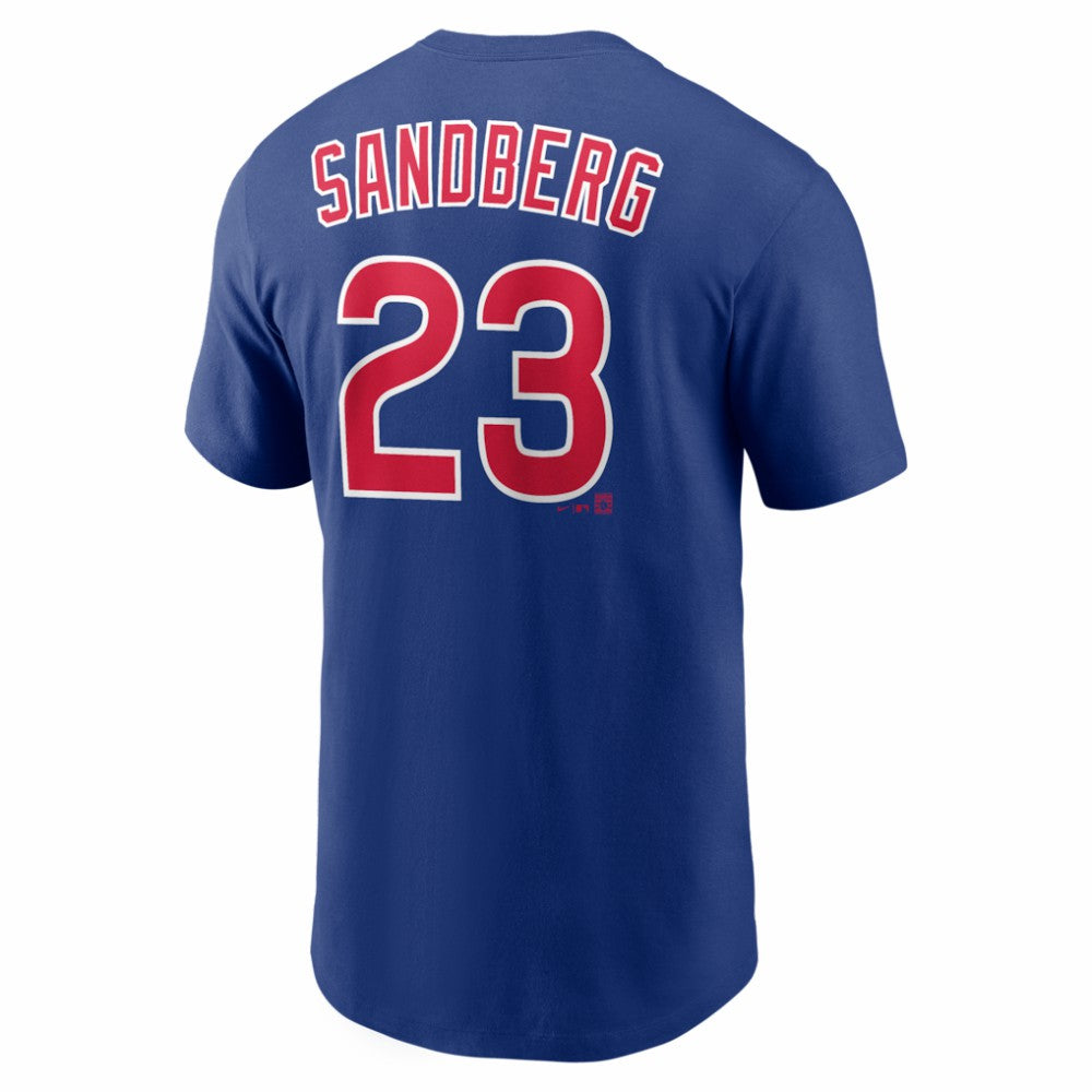 Ryne Sandberg Chicago Cubs Nike Cooperstown Collection Name & Number T-Shirt On Sale