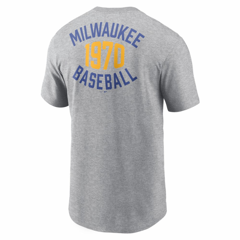 Milwaukee Brewers Nike Cooperstown 2-Hit T-Shirt Sale